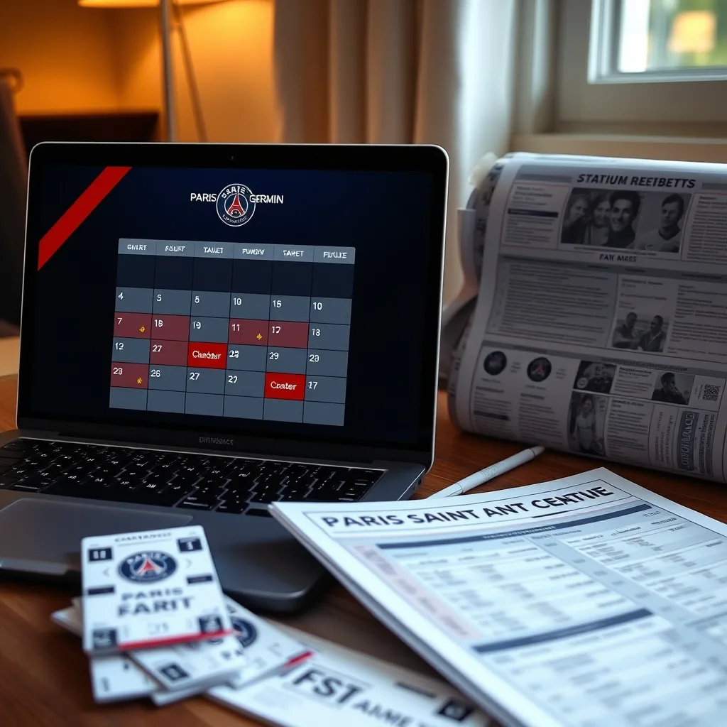 Paris Saint Germain horaire 2026 : calendrier PSG