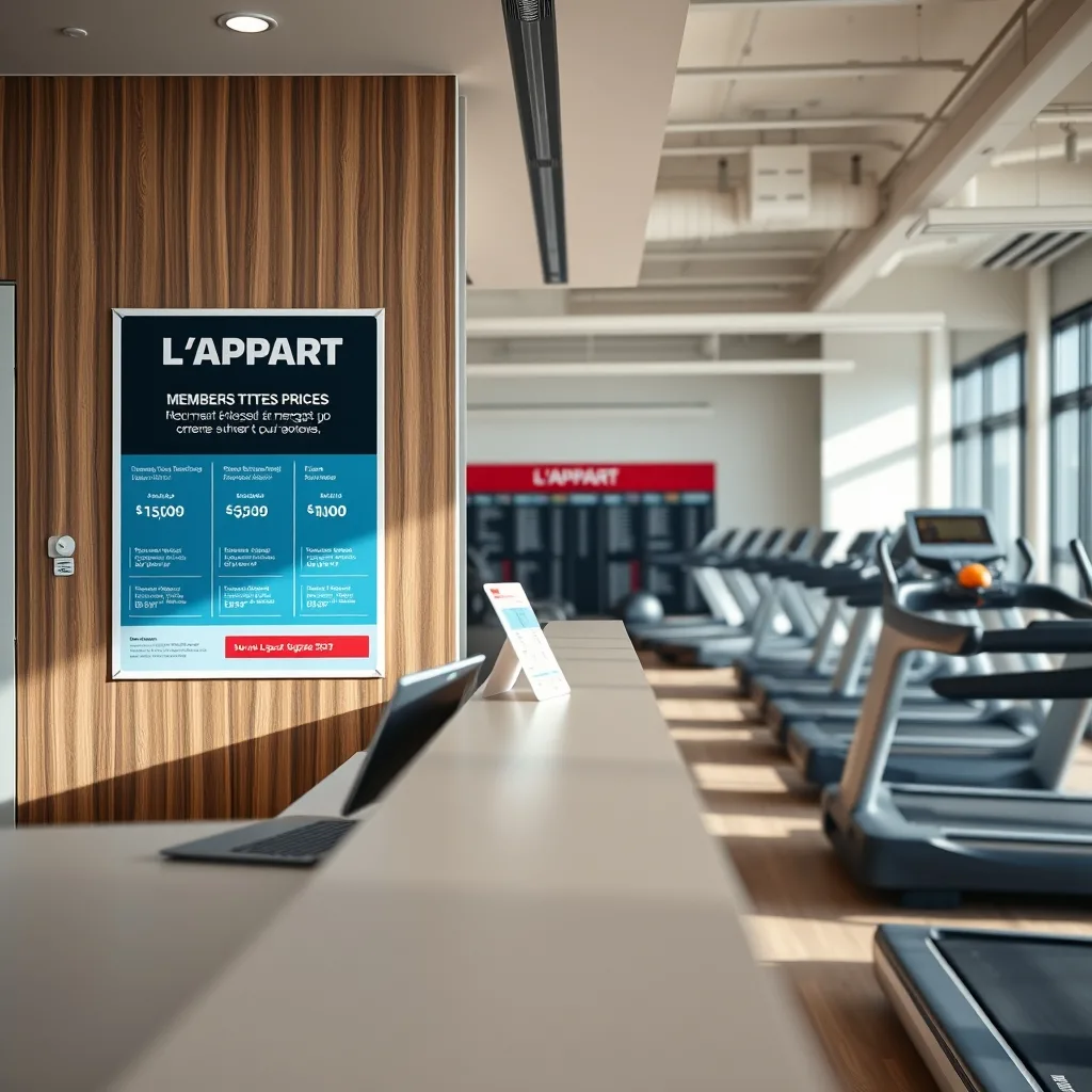 L’Appart Fitness tarifs 2026 : prix, offres, résiliation